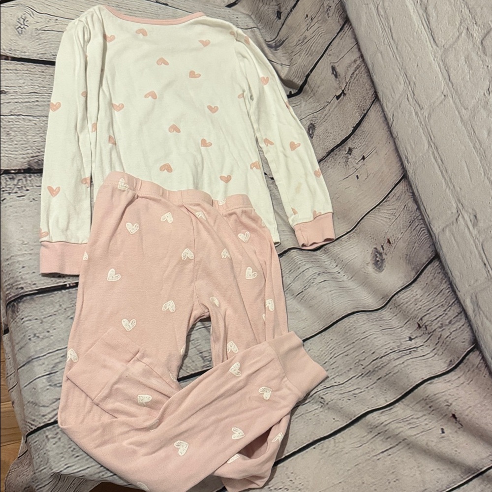 6 Pc Girls bundle Jeans, top. PJ, flannel dress-pinks, purple, leopard - Picture 7 of 11